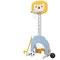 3-in-1 Triangular Kids Basketball Hoop Sports Set with 5 Adjustable Height Levels
